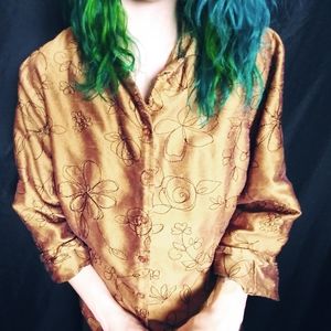 Vintage Gold Blouse